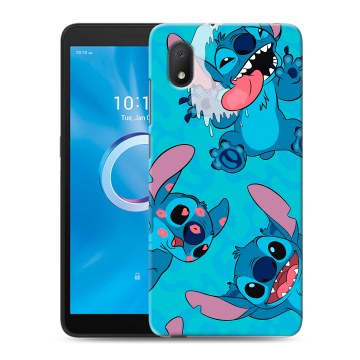 Силиконовый чехол на Alcatel 1A (2020) с принтом Лило и Стич Силиконовый чехол на Alcatel 1A (2020) с принтом Лило и Стич