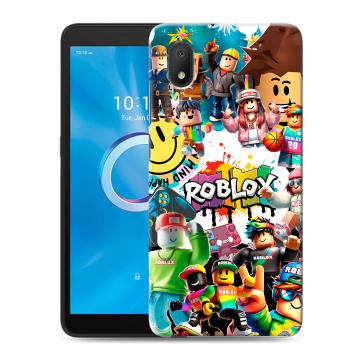 Силиконовый чехол на Alcatel 1A (2020) с принтом Roblox Роблокс Силиконовый чехол на Alcatel 1A (2020) с принтом Roblox Роблокс