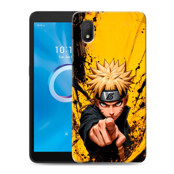 Силиконовый чехол на Alcatel 1A (2020) с принтом Naruto Наруто