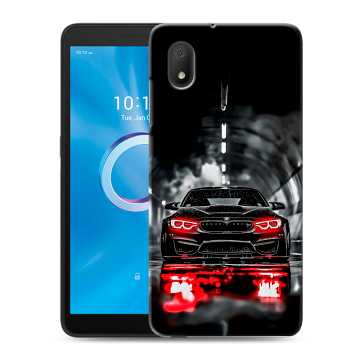 Силиконовый чехол на Alcatel 1A (2020) с принтом BMW БМВ Силиконовый чехол на Alcatel 1A (2020) с принтом BMW БМВ