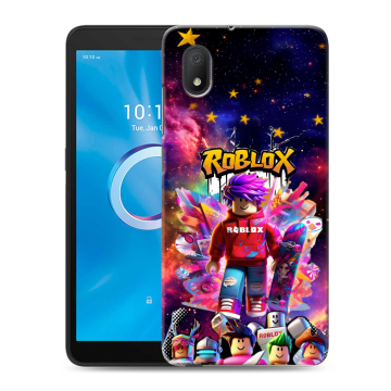 Силиконовый чехол на Alcatel 1A (2020) с принтом Roblox Роблокс Силиконовый чехол на Alcatel 1A (2020) с принтом Roblox Роблокс