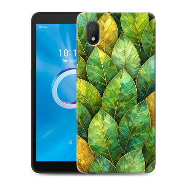 Силиконовый чехол на Alcatel 1A (2020) с принтом женский