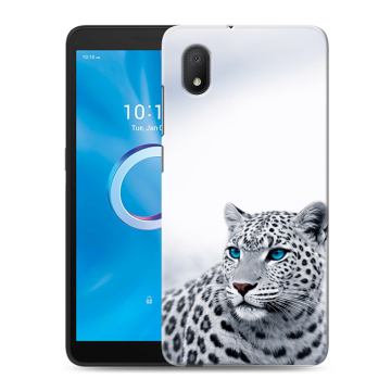 Силиконовый чехол на Alcatel 1A (2020) с принтом женский