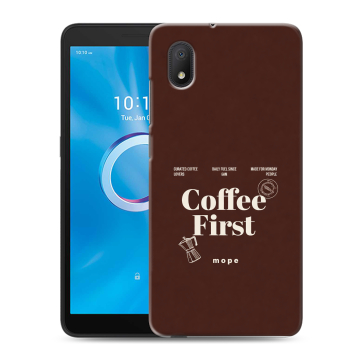 Силиконовый чехол на Alcatel 1A (2020) с принтом женский