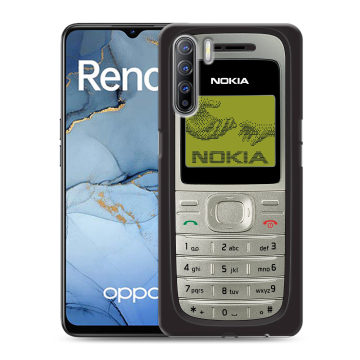 Силиконовый чехол на OPPO Reno3 с принтом Ретро Нокия Силиконовый чехол на OPPO Reno3 с принтом Ретро Нокия