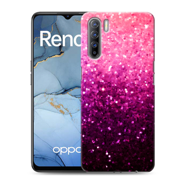 Силиконовый чехол на OPPO Reno3 с принтом Блестки Силиконовый чехол на OPPO Reno3 с принтом Блестки