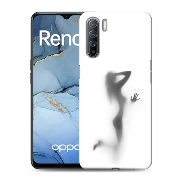 Силиконовый чехол на OPPO Reno3 с принтом Силуэт Силиконовый чехол на OPPO Reno3 с принтом Силуэт