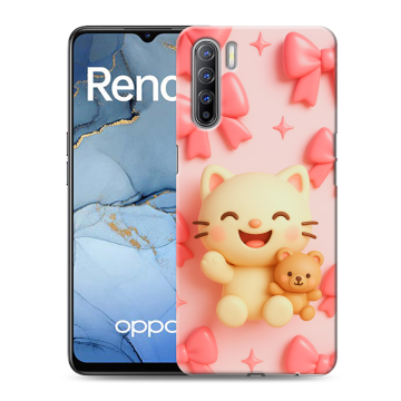Силиконовый чехол на OPPO Reno3 с принтом для девочек Силиконовый чехол на OPPO Reno3 с принтом для девочек