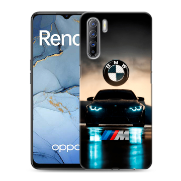 Силиконовый чехол на OPPO Reno3 с принтом БМВ BMW Силиконовый чехол на OPPO Reno3 с принтом БМВ BMW