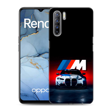 Силиконовый чехол на OPPO Reno3 с принтом БМВ BMW Силиконовый чехол на OPPO Reno3 с принтом БМВ BMW