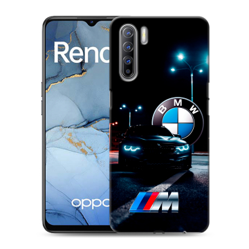 Силиконовый чехол на OPPO Reno3 с принтом БМВ BMW Силиконовый чехол на OPPO Reno3 с принтом БМВ BMW