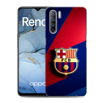 Силиконовый чехол на OPPO Reno3 с принтом Барселона Barcelona