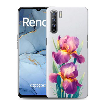 Силиконовый чехол на OPPO Reno3 с принтом Цветы орхидеи Силиконовый чехол на OPPO Reno3 с принтом Цветы орхидеи