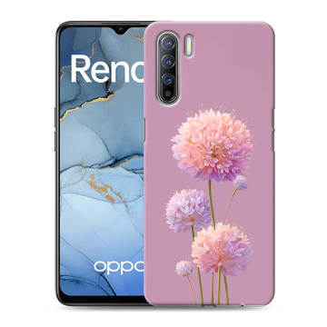 Силиконовый чехол на OPPO Reno3 с принтом Цветы Силиконовый чехол на OPPO Reno3 с принтом Цветы