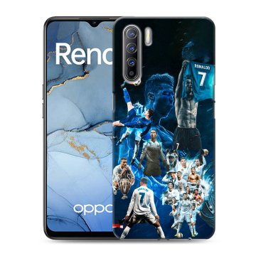 Силиконовый чехол на OPPO Reno3 с принтом Реал Роналдо Силиконовый чехол на OPPO Reno3 с принтом Реал Роналдо