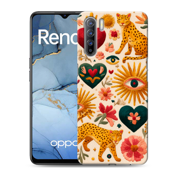 Силиконовый чехол на OPPO Reno3 с принтом Модный принт Силиконовый чехол на OPPO Reno3 с принтом Модный принт