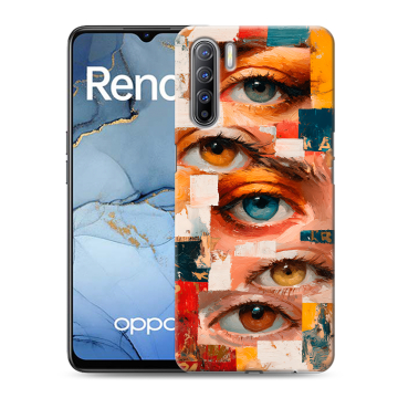 Силиконовый чехол на OPPO Reno3 с принтом Модный принт Силиконовый чехол на OPPO Reno3 с принтом Модный принт