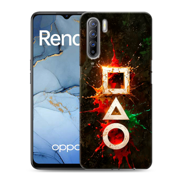 Силиконовый чехол на OPPO Reno3 с принтом Squid Game Игра кальмара Силиконовый чехол на OPPO Reno3 с принтом Squid Game Игра кальмара