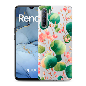 Силиконовый чехол на OPPO Reno3 с принтом женский Силиконовый чехол на OPPO Reno3 с принтом женский