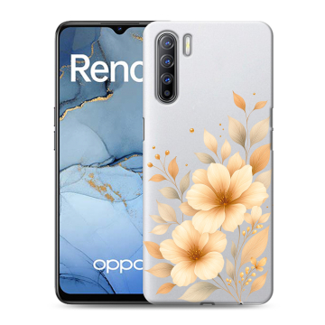 Силиконовый чехол на OPPO Reno3 с принтом для девушки Силиконовый чехол на OPPO Reno3 с принтом для девушки