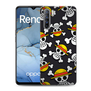 Силиконовый чехол на OPPO Reno3 с принтом One Piece Ван Пис Силиконовый чехол на OPPO Reno3 с принтом One Piece Ван Пис