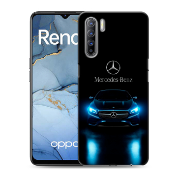 Силиконовый чехол на OPPO Reno3 с принтом Mercedes Мерседес Силиконовый чехол на OPPO Reno3 с принтом Mercedes Мерседес
