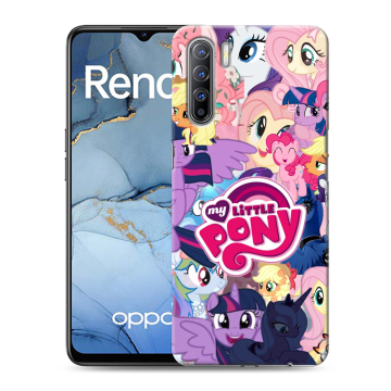 Силиконовый чехол на OPPO Reno3 с принтом My little pony Дружба чудо Силиконовый чехол на OPPO Reno3 с принтом My little pony Дружба чудо