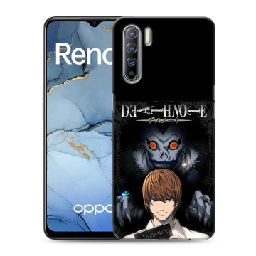 Силиконовый чехол на OPPO Reno3 с принтом Death note Тетрадь смерти Силиконовый чехол на OPPO Reno3 с принтом Death note Тетрадь смерти