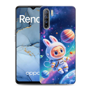 Силиконовый чехол на OPPO Reno3 с принтом Labubu Лабубу Силиконовый чехол на OPPO Reno3 с принтом Labubu Лабубу