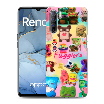 Силиконовый чехол на OPPO Reno3 с принтом Флагер Fuggler Силиконовый чехол на OPPO Reno3 с принтом Флагер Fuggler