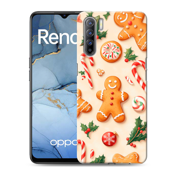 Силиконовый чехол на OPPO Reno3 с принтом Новый год Силиконовый чехол на OPPO Reno3 с принтом Новый год