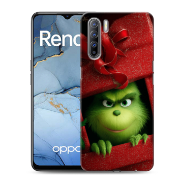 Силиконовый чехол на OPPO Reno3 с принтом Новый год Силиконовый чехол на OPPO Reno3 с принтом Новый год