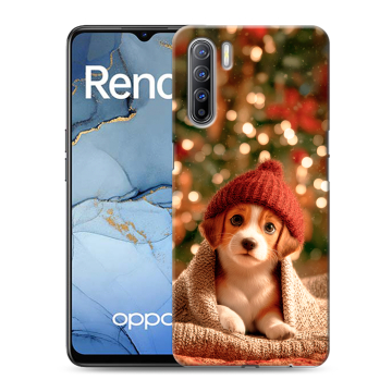 Силиконовый чехол на OPPO Reno3 с принтом Новый год