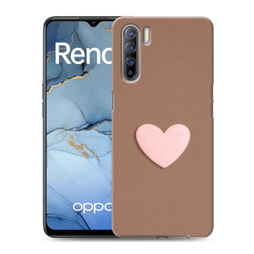 Силиконовый чехол на OPPO Reno3 с принтом женский