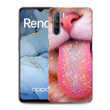 Силиконовый чехол на OPPO Reno3 с принтом для девочек Силиконовый чехол на OPPO Reno3 с принтом для девочек