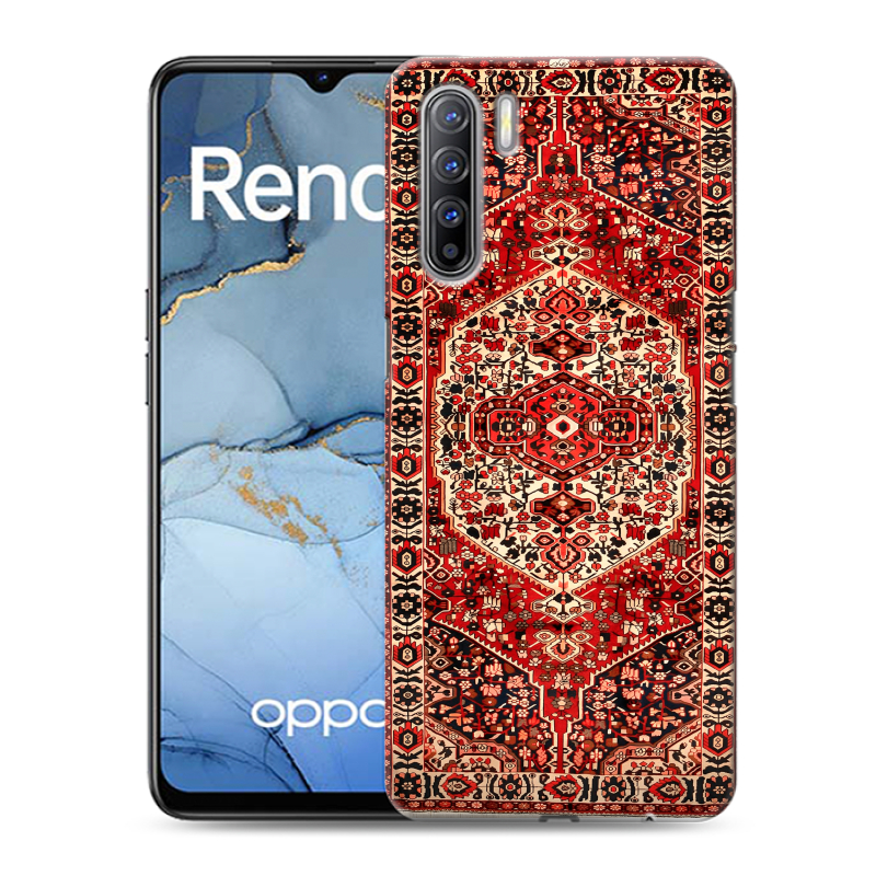 Силиконовый противоударный чехол на OPPO Reno3 с принтом Ковер Силиконовый противоударный чехол на OPPO Reno3 с принтом Ковер