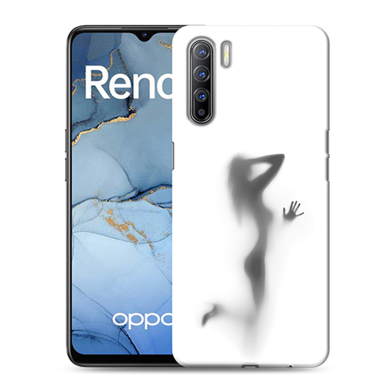 Силиконовый чехол на OPPO Reno3 с принтом Силуэт Силиконовый чехол на OPPO Reno3 с принтом Силуэт