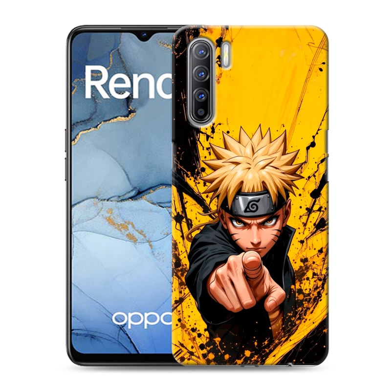 Силиконовый чехол на OPPO Reno3 с принтом Naruto Наруто Силиконовый чехол на OPPO Reno3 с принтом Naruto Наруто