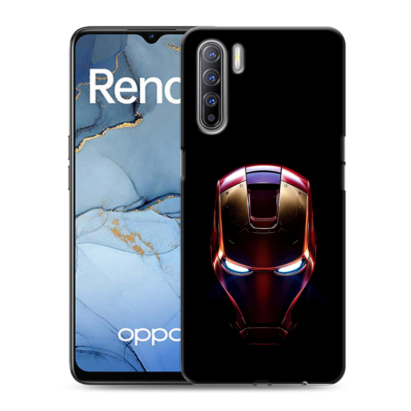 Силиконовый чехол на OPPO Reno3 с принтом IronMan Железный человек Силиконовый чехол на OPPO Reno3 с принтом IronMan Железный человек