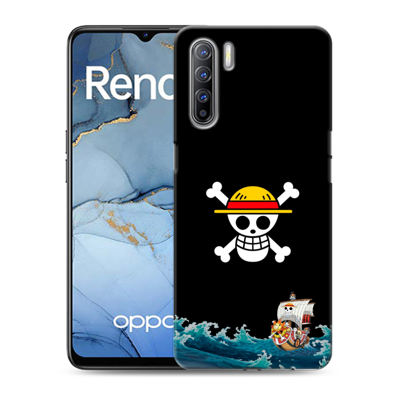 Силиконовый противоударный чехол на OPPO Reno3 с принтом One Piece Ван Пис Силиконовый противоударный чехол на OPPO Reno3 с принтом One Piece Ван Пис