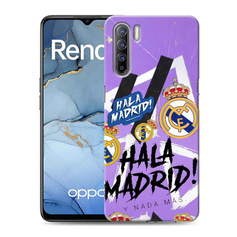 Силиконовый чехол на OPPO Reno3 с принтом Real Madrid Реал Мадрид Силиконовый чехол на OPPO Reno3 с принтом Real Madrid Реал Мадрид