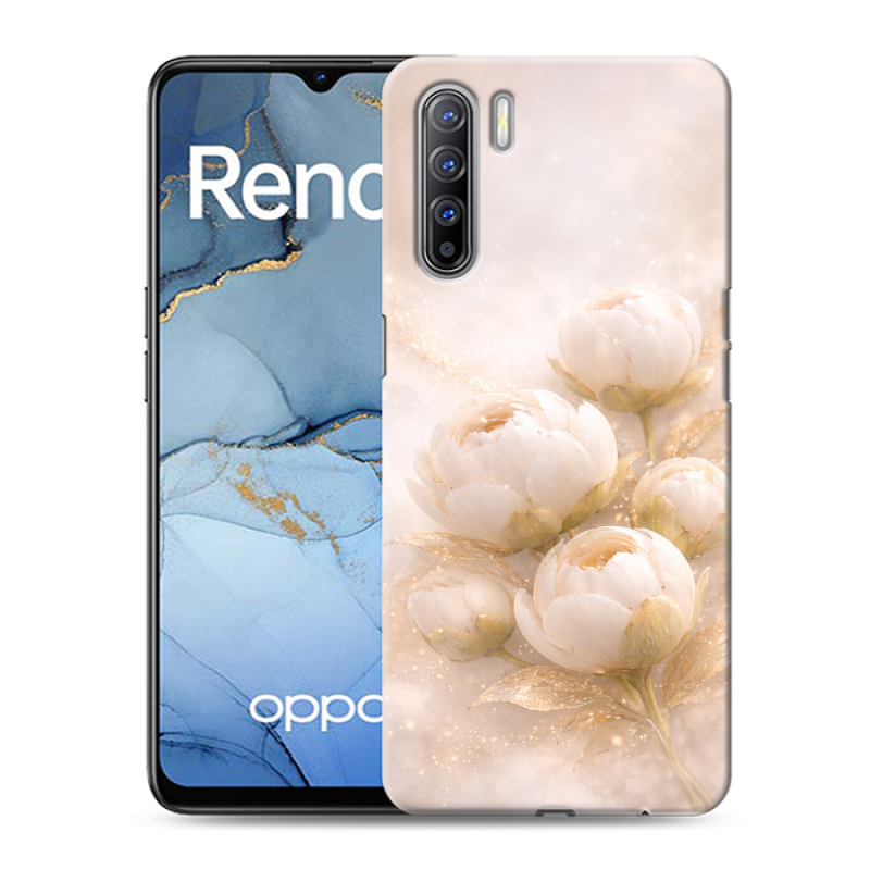Силиконовый противоударный чехол на OPPO Reno3 с принтом женский Силиконовый противоударный чехол на OPPO Reno3 с принтом женский