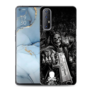 Силиконовый чехол на OPPO Reno3 Pro с принтом Скелет Силиконовый чехол на OPPO Reno3 Pro с принтом Скелет