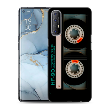 Силиконовый чехол на OPPO Reno3 Pro с принтом Кассета Силиконовый чехол на OPPO Reno3 Pro с принтом Кассета