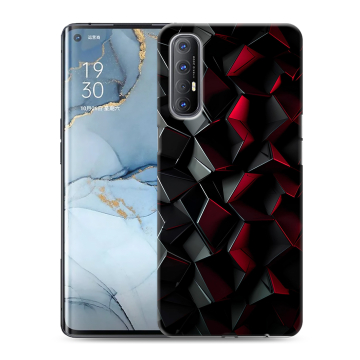 Силиконовый чехол на OPPO Reno3 Pro с принтом Абстракция Силиконовый чехол на OPPO Reno3 Pro с принтом Абстракция