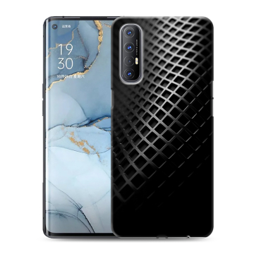 Силиконовый чехол на OPPO Reno3 Pro с принтом Текстура металла Силиконовый чехол на OPPO Reno3 Pro с принтом Текстура металла