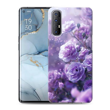 Силиконовый чехол на OPPO Reno3 Pro с принтом Розы цветы Силиконовый чехол на OPPO Reno3 Pro с принтом Розы цветы
