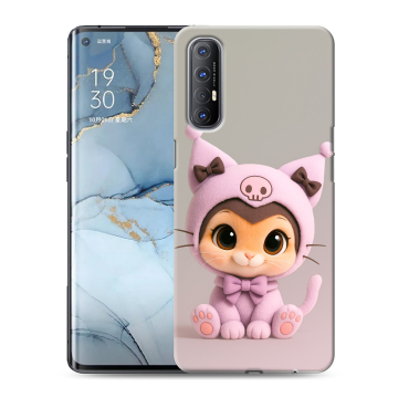 Силиконовый чехол на OPPO Reno3 Pro с принтом Куроми Kuromi Силиконовый чехол на OPPO Reno3 Pro с принтом Куроми Kuromi