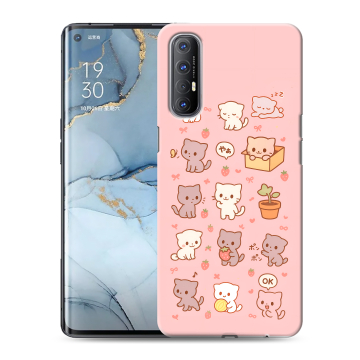 Силиконовый чехол на OPPO Reno3 Pro с принтом Hello Kitty Хелоу Кити Силиконовый чехол на OPPO Reno3 Pro с принтом Hello Kitty Хелоу Кити