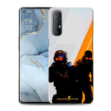 Силиконовый чехол на OPPO Reno3 Pro с принтом Контер страйк Counter strike Силиконовый чехол на OPPO Reno3 Pro с принтом Контер страйк Counter strike